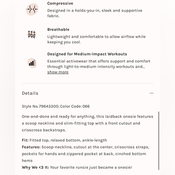 Free People Movement Righteous Onesie in Pink Size Small - Picture 13 of 14